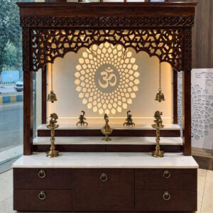 Beautiful and Stylish Wooden Pooja Mandir Designs