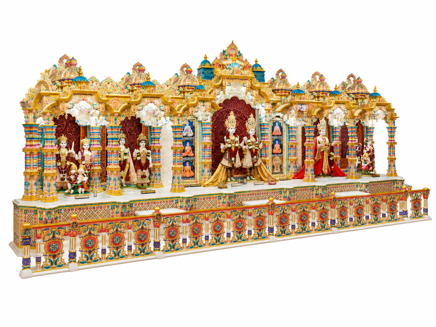 Grand Golden Hindu Temple for Swaminarayan Sanstha Mandir