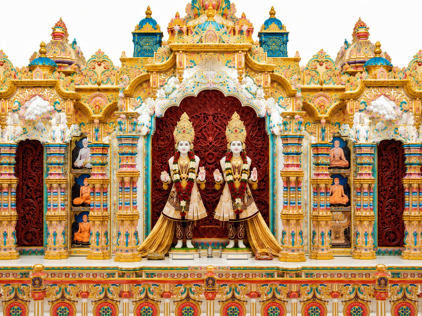 Grand Golden Hindu Temple for Swaminarayan Sanstha Mandir