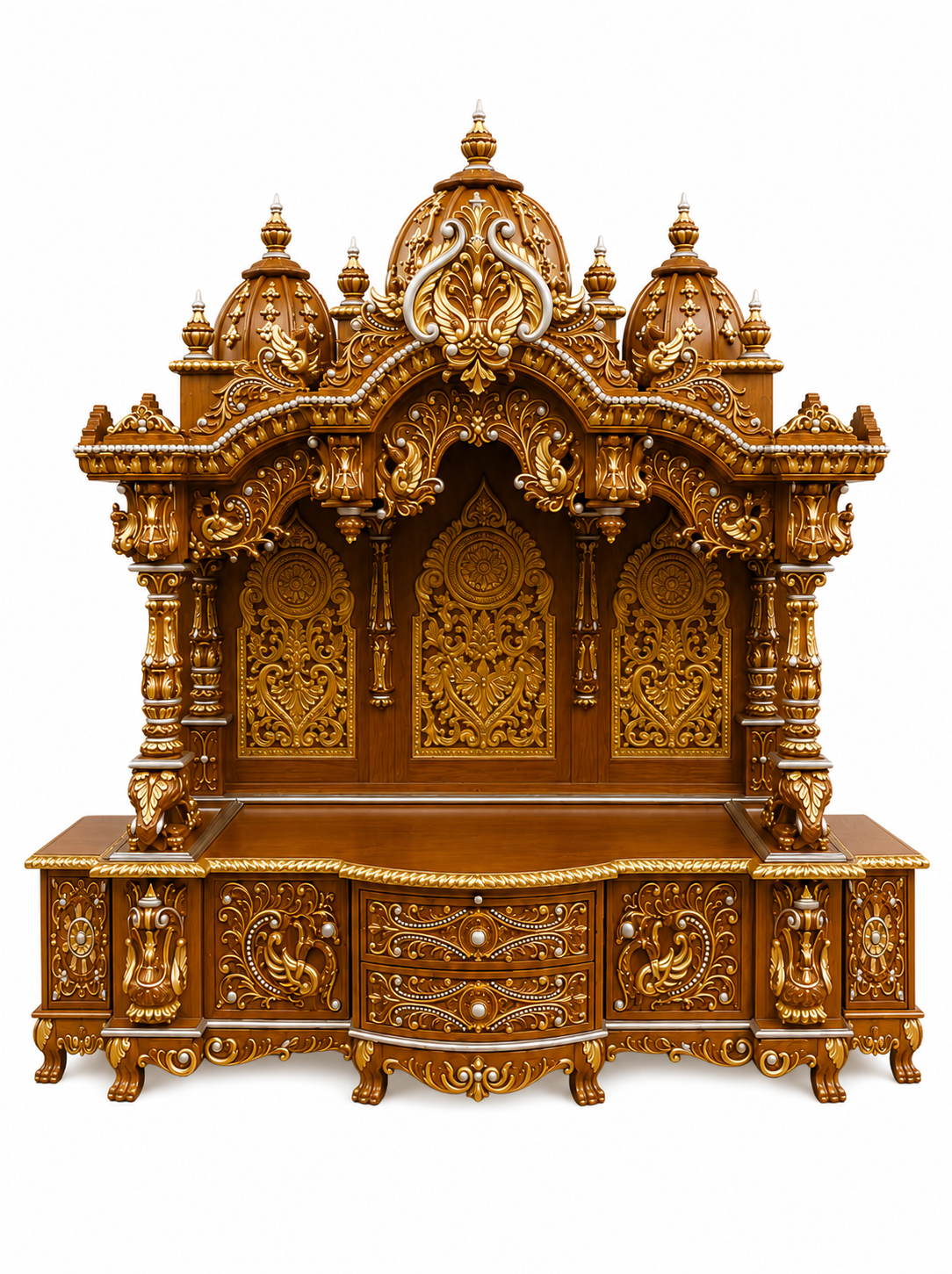 Wooden Door for pooja Room