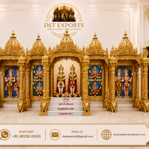 Grand Haveli Style Wooden Temple for Convention Centre