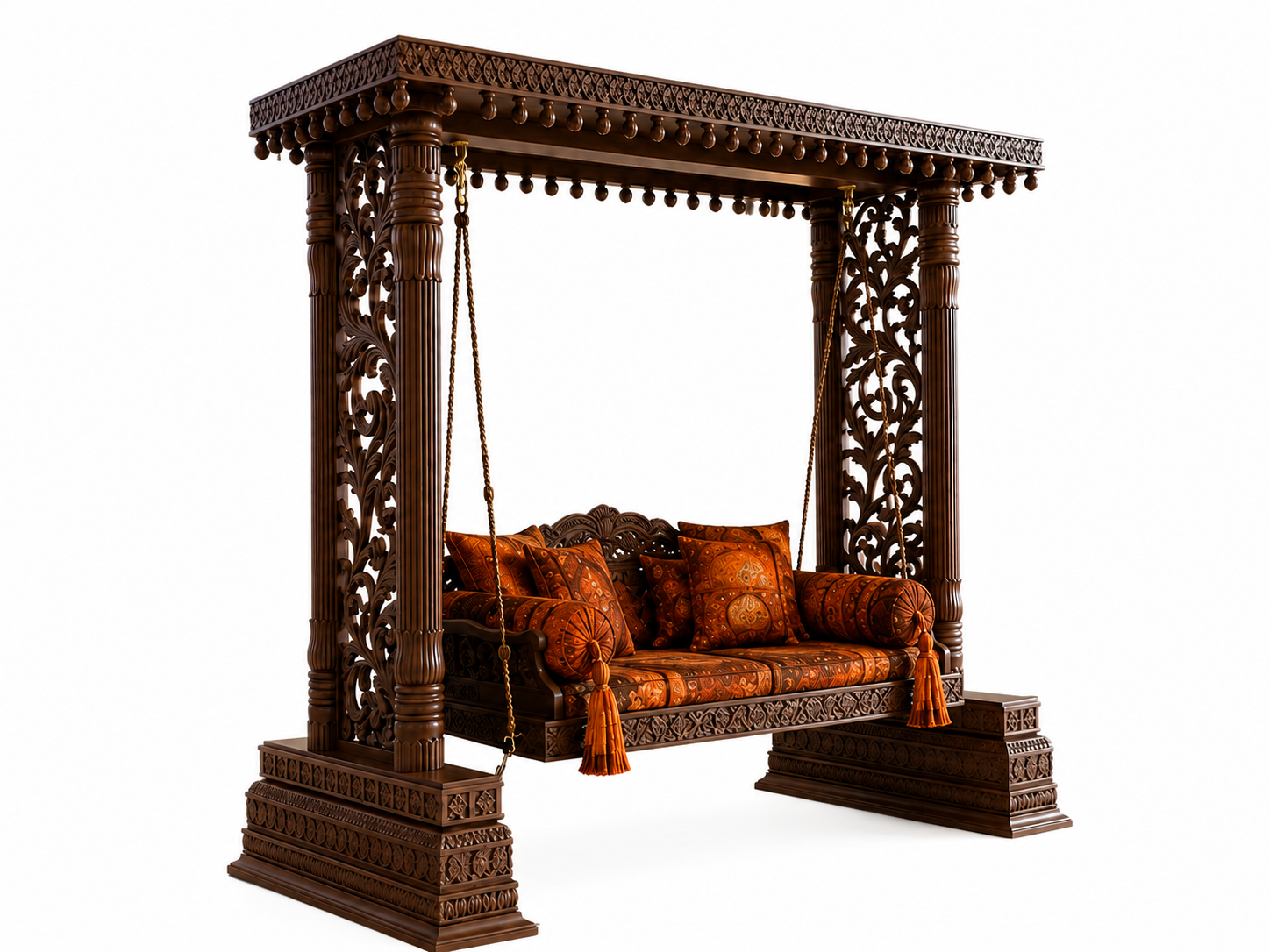 Maharaja Style Floor Standing Swing Jhula for Home