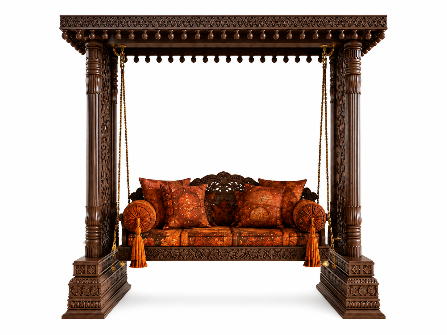 Maharaja Style Floor Standing Swing Jhula for Home