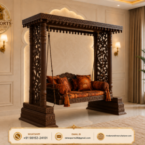 Maharaja Style Floor Standing Swing Jhula for Home