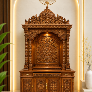  Bollywood Style Hindu Wooden Temples for Grand Villas