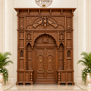 Royal Rajasthani Fort Style Wooden Home Door